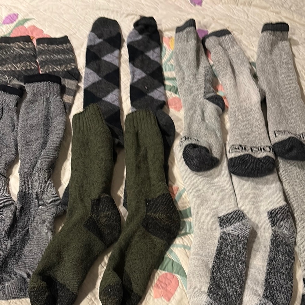 7 pr Dickies wool, cotton work hiking men’s/women’s socks #33